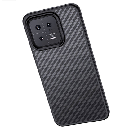 Xiaomi Mi 13 Pro Kılıf Aramid Karbon Fiber M-safe Özellikli Wlons Radison Kılıf