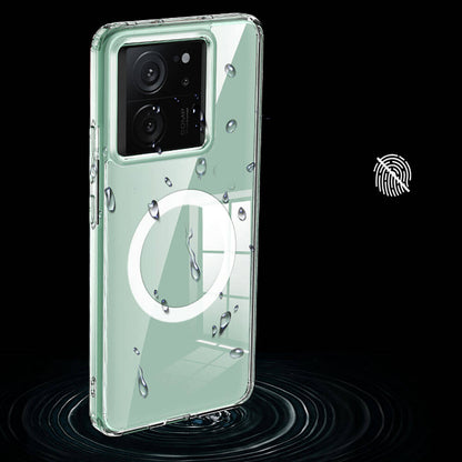 Xiaomi Mi 13T Kılıf Sert PC Arka Yüzey Wireless Şarj Özellikli Zore Flet M-safe Kılıf