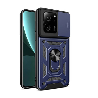 Xiaomi Mi 13T Pro Kılıf Magnetik Standlı Kamera Korumalı Zore Sürgülü Vega Kılıf