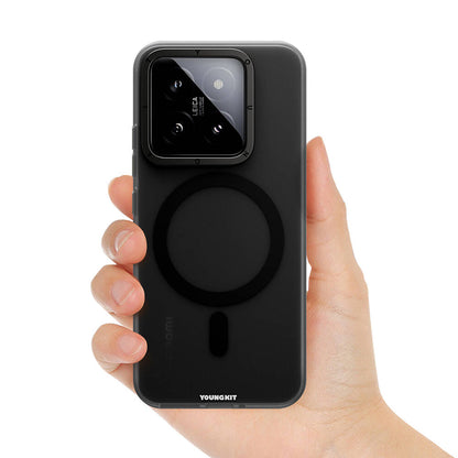 Xiaomi Mi 14 Kılıf M-safe Şarj Özellikli Youngkit Hidden Sand Serisi Kılıf