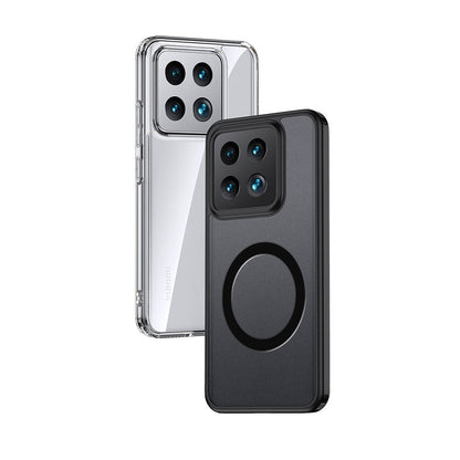 Xiaomi Mi 14 Kılıf Sert PC Arka Yüzey Wireless Şarj Özellikli Zore Flet M-safe Kılıf