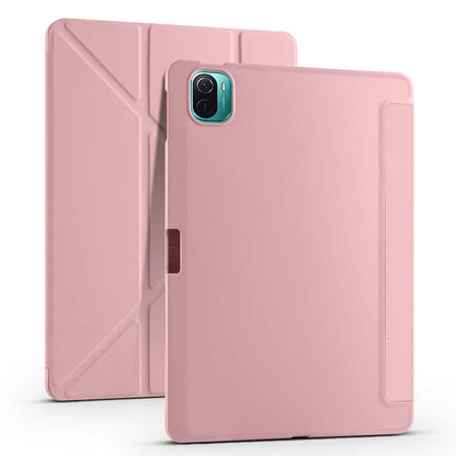 Xiaomi Mi Pad 5 Kılıf Zore Tri Folding Kalem Bölmeli Standlı Kılıf