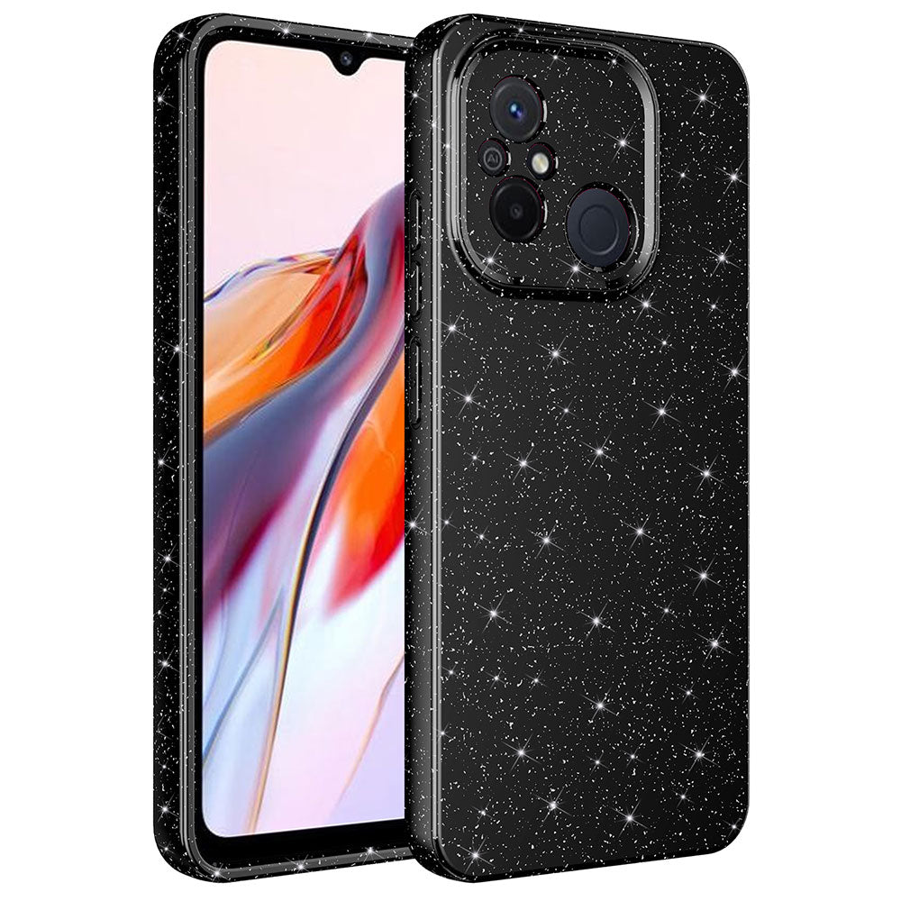 Xiaomi Redmi 12C Kılıf Kamera Korumalı Simli Lüks Zore Koton Kılıf