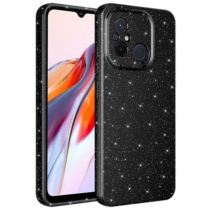 Xiaomi Redmi 12C Kılıf Kamera Korumalı Simli Lüks Zore Koton Kılıf