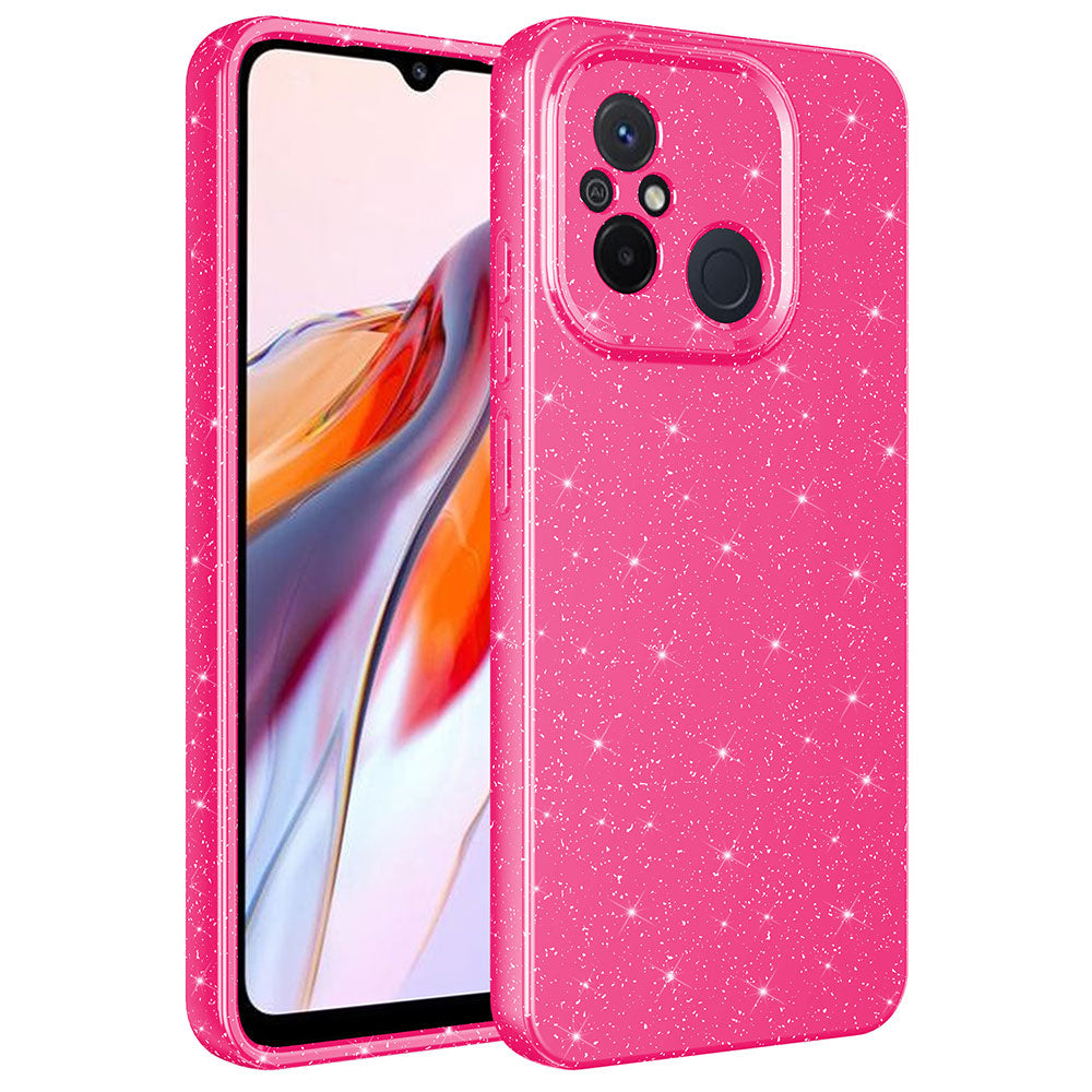 Xiaomi Redmi 12C Kılıf Kamera Korumalı Simli Lüks Zore Koton Kılıf