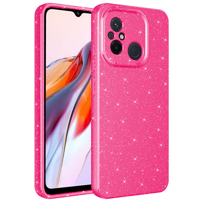 Xiaomi Redmi 12C Kılıf Kamera Korumalı Simli Lüks Zore Koton Kılıf