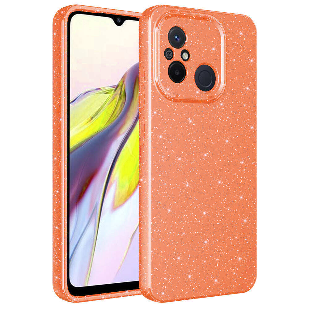 Xiaomi Redmi 12C Kılıf Kamera Korumalı Simli Lüks Zore Koton Kılıf