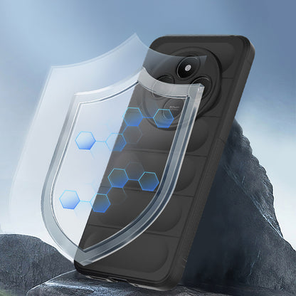 Xiaomi Redmi 14C 4G Kılıf Esnek TPU Oyuklu Arka Yüzey Tasarımlı Zore Etnik Silikon Kılıf