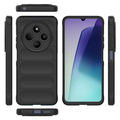 Xiaomi Redmi 14C 4G Kılıf Esnek TPU Oyuklu Arka Yüzey Tasarımlı Zore Etnik Silikon Kılıf