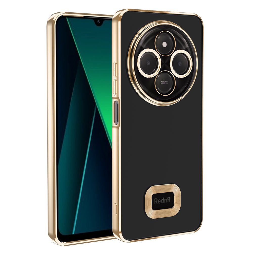 Xiaomi Redmi 14C 4G Kılıf Kamera Korumalı Logo Gösteren Zore Omega Kılıf