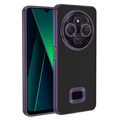 Xiaomi Redmi 14C 4G Kılıf Kamera Korumalı Logo Gösteren Zore Omega Kılıf