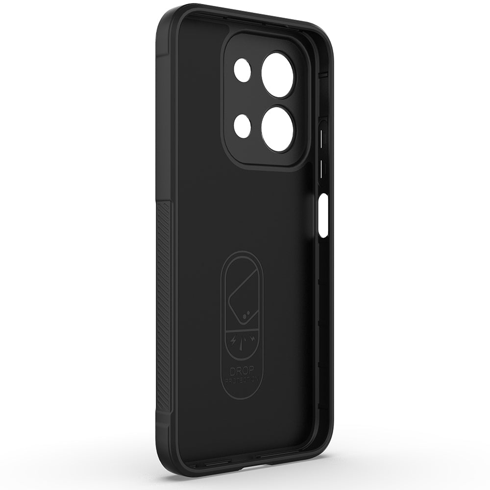 Xiaomi Redmi 15C 4G Kılıf Esnek TPU Oyuklu Arka Yüzey Tasarımlı Zore Etnik Silikon Kılıf