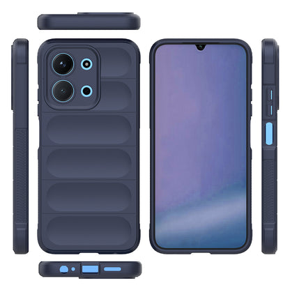 Xiaomi Redmi 15C 4G Kılıf Esnek TPU Oyuklu Arka Yüzey Tasarımlı Zore Etnik Silikon Kılıf