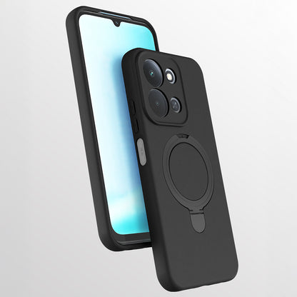 Xiaomi Redmi 15C Kılıf M-safe Şarj Özellikli Standlı Zore Samara Kılıf