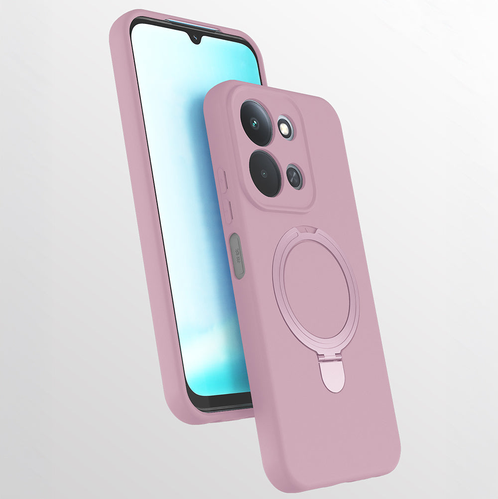 Xiaomi Redmi 15C Kılıf M-safe Şarj Özellikli Standlı Zore Samara Kılıf