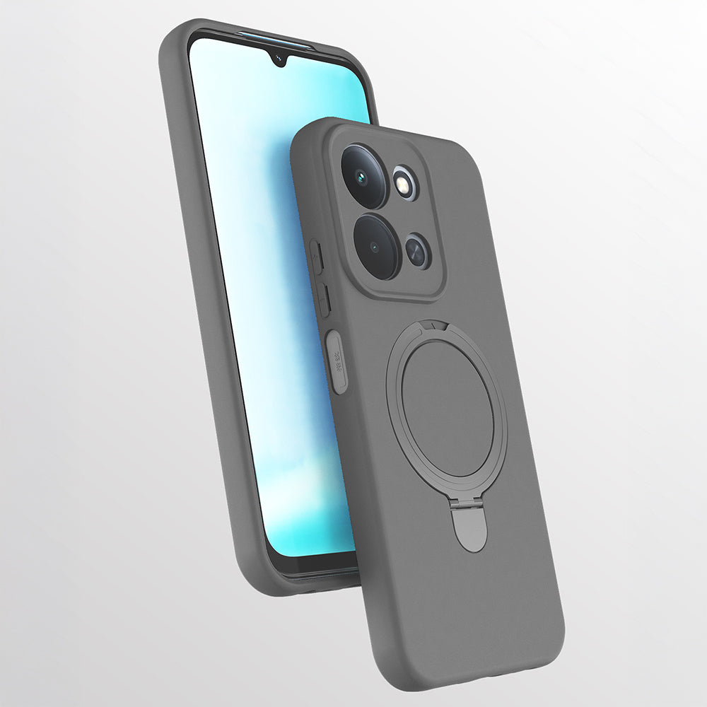 Xiaomi Redmi 15C Kılıf M-safe Şarj Özellikli Standlı Zore Samara Kılıf