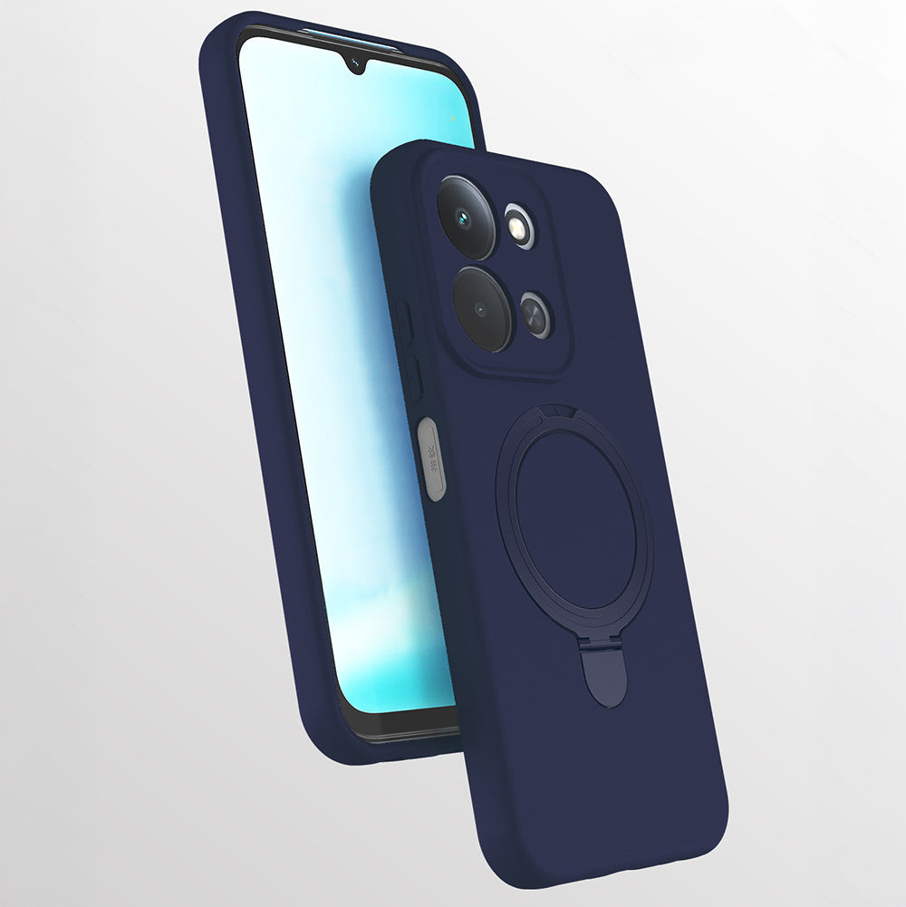 Xiaomi Redmi 15C Kılıf M-safe Şarj Özellikli Standlı Zore Samara Kılıf