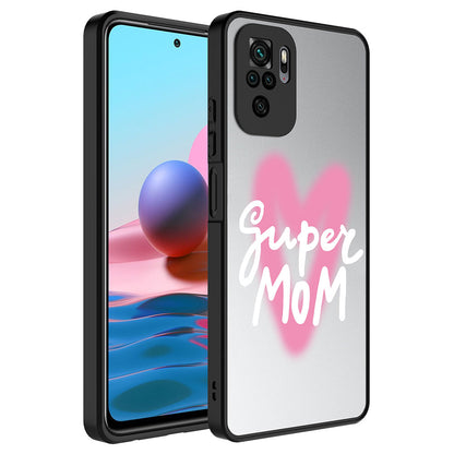 Xiaomi Redmi Note 10 Kılıf Aynalı Desenli Kamera Korumalı Parlak Zore Mirror Kılıf