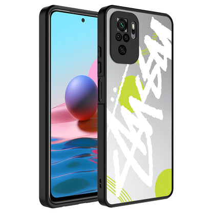 Xiaomi Redmi Note 10 Kılıf Aynalı Desenli Kamera Korumalı Parlak Zore Mirror Kılıf