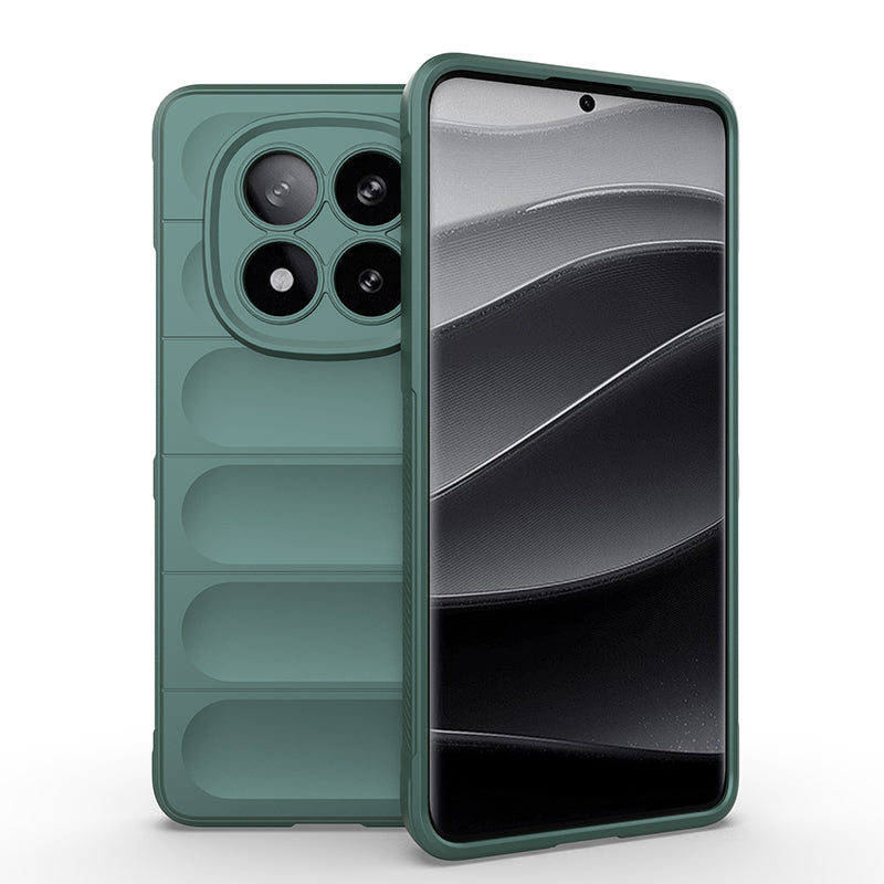 Xiaomi Redmi Note 14 Pro Plus Kılıf Esnek TPU Oyuklu Arka Yüzey Tasarımlı Zore Etnik Silikon Kılıf