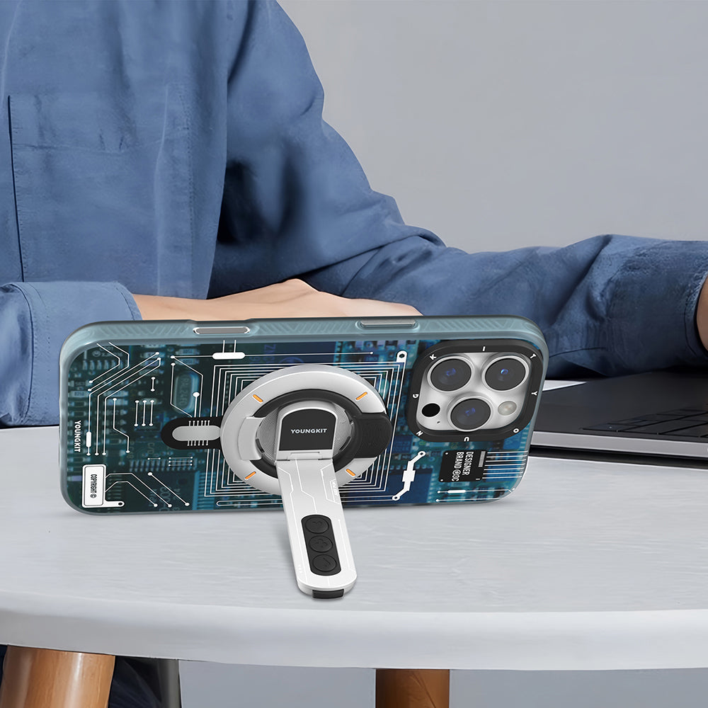 Youngkit Technology Serisi Telefon ve Tabletler için Magnetik Ring Stand