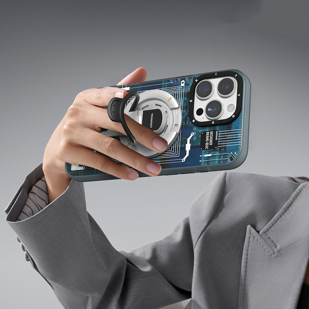 Youngkit Technology Serisi Telefon ve Tabletler için Magnetik Ring Stand
