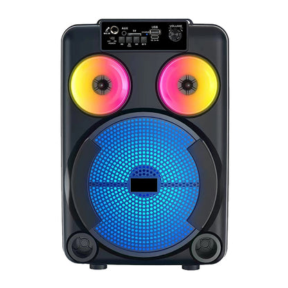 Zore GD-892 Mikrofonlu RGB TWS 8 inç Stereo Bass Kablosuz Karaoke Hoparlör