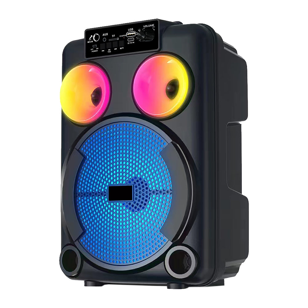 Zore GD-892 Mikrofonlu RGB TWS 8 inç Stereo Bass Kablosuz Karaoke Hoparlör