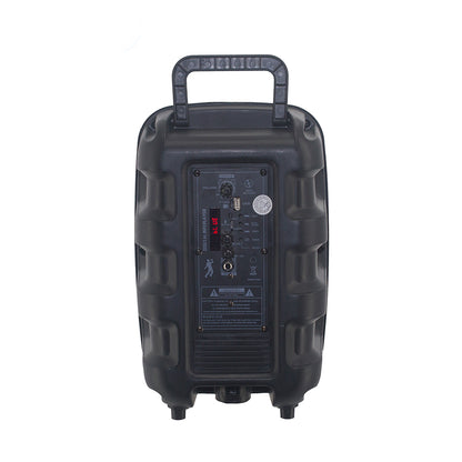Zore PK-15 FM Radyolu Mikrofonlu RGB TWS 8 inç Stereo Bass Kablosuz Karaoke Hoparlör