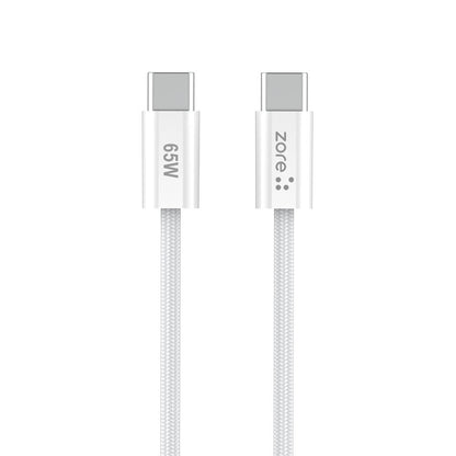 Zore Vol Serisi Type-C to Type-C PD Şarj ve Data Kablosu 65W 3A 1 Metre