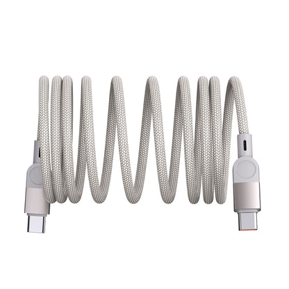 Zore ZR-44 Type-C to Type-C PD 100W Örgü Tasarımlı Hızlı Şarj Özellikli Data ve Şarj Kablosu 1M